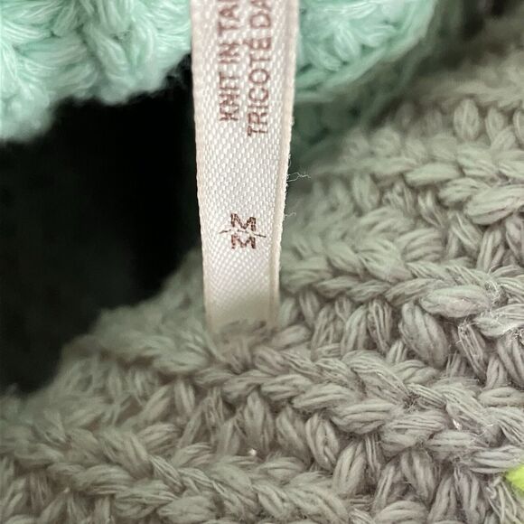 Free People Sweater Womens Sunbrite Mock Neck Mixed Media Texture Boxy River‎ - Picture 6 of 9